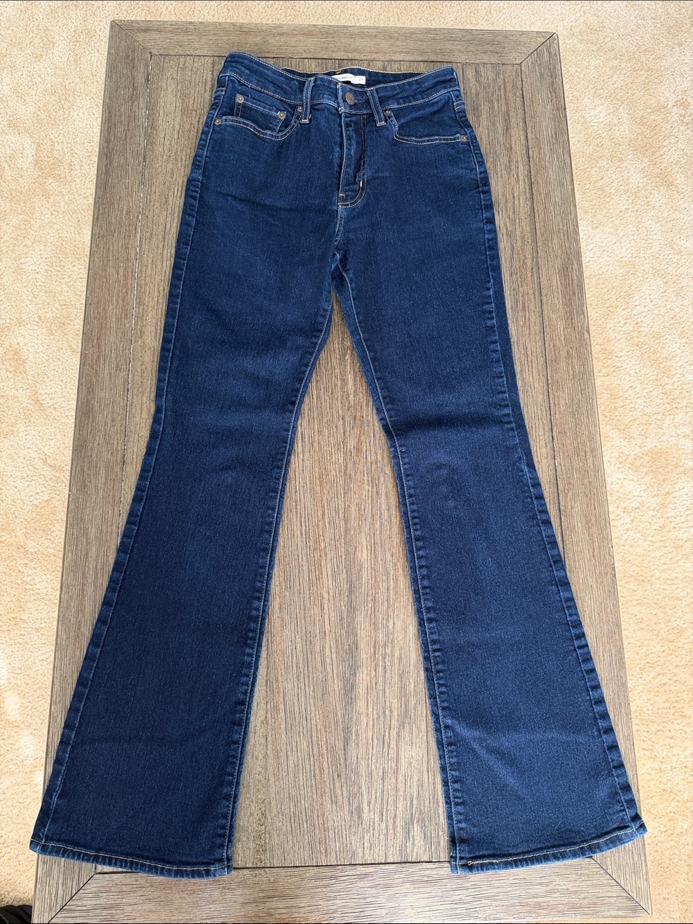 Levi’s Women’s Dark Blue Flare Jeans